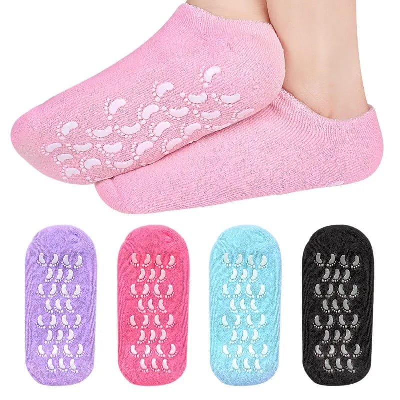 Silicone Gel Moisturizing Socks for Dry Feet & Ankles - Image 4