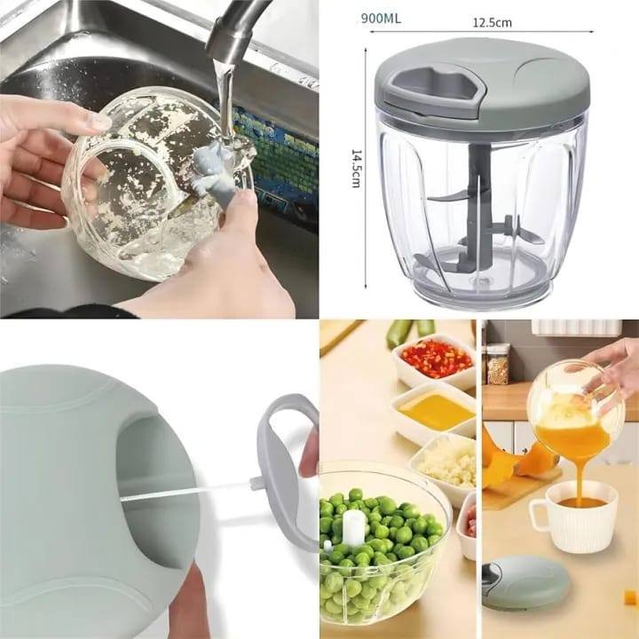 5 Blade Manual Speedy Vegetable Chopper Price in Pakistan - Image 3