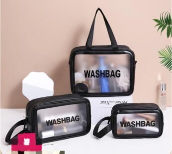 3 Pcs Travel Wash Bag Makeup Organizer