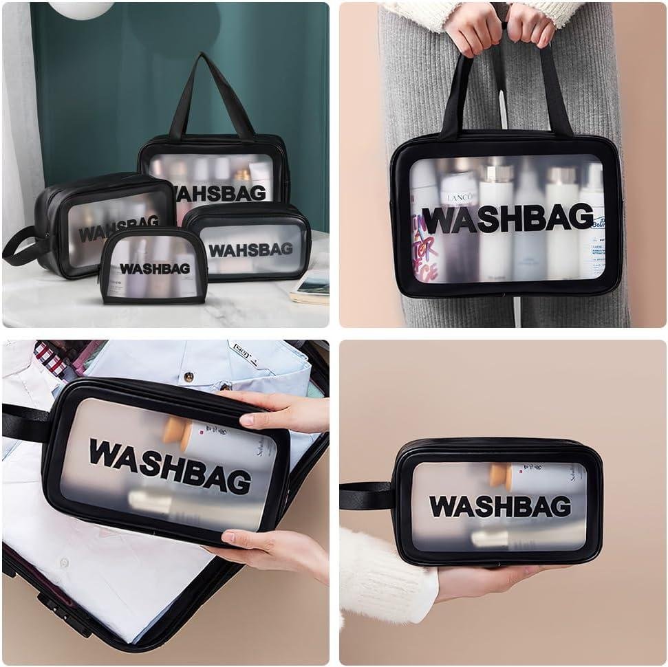3 Pcs Travel Wash Bag Makeup Organizer - Image 3