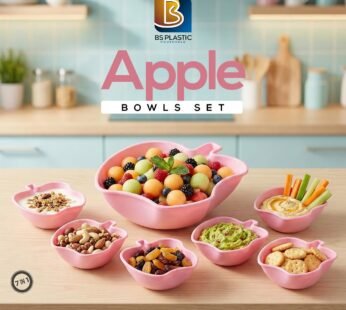 7 Pcs Apple Bowl Set