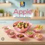 7 Pcs Apple Bowl Set