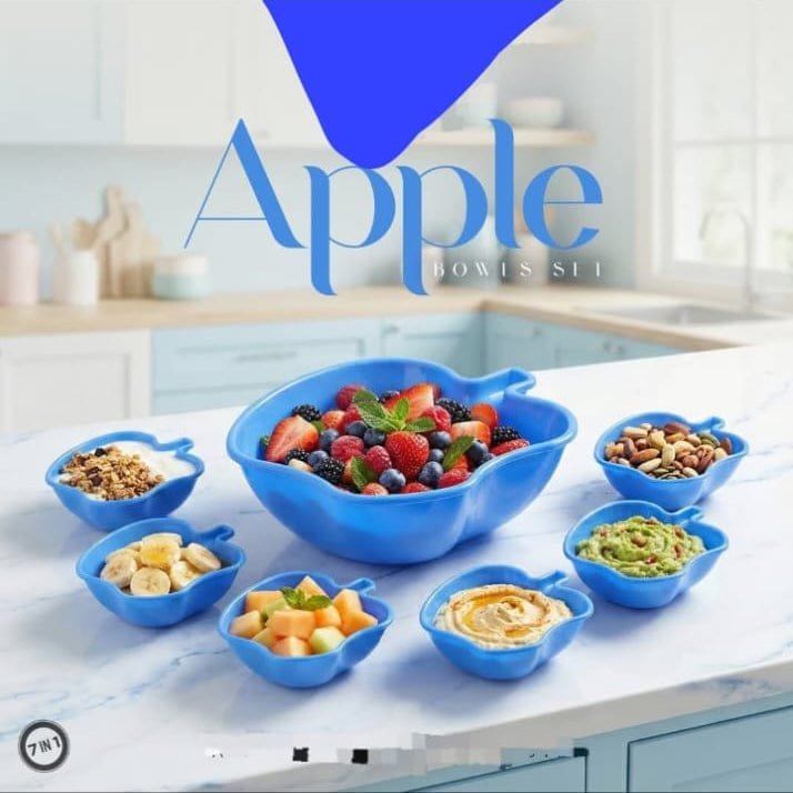 7 Pcs Apple Bowl Set - Image 4