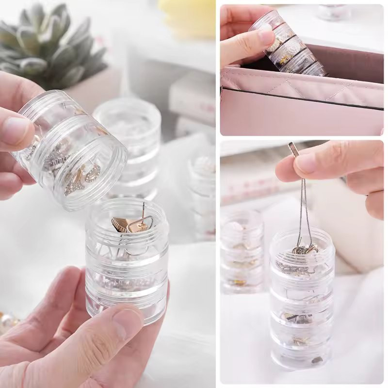 5 Layers Mini Stackable Jewelry Organizer - Image 2