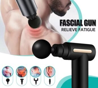Relax and recover faster with this Multipurpose Deep Tissue Massage Gun Machine. Designed with powerful percussion technology and multiple massage heads, it helps relieve muscle pain, improve blood flow, and reduce fatigue for full-body relaxation at home