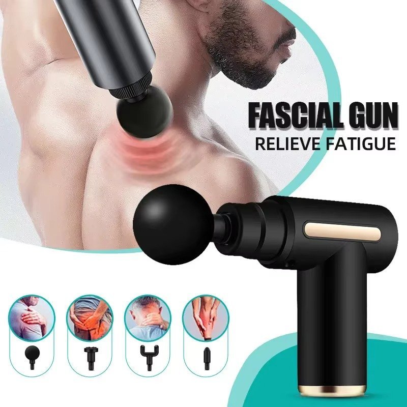 Relax and recover faster with this Multipurpose Deep Tissue Massage Gun Machine. Designed with powerful percussion technology and multiple massage heads, it helps relieve muscle pain, improve blood flow, and reduce fatigue for full-body relaxation at home