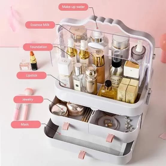 Mylecart Makeup Organizer Box Waterproof Dustproof - Image 3