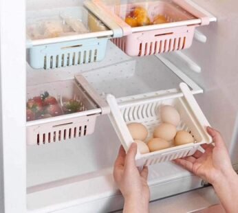 Stretchable Plastic Fridge Basket