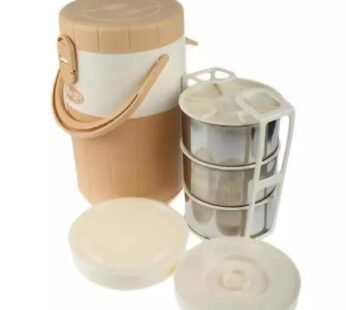 Mega Lunch Carrier Tiffin 3 Stainless Steel Bowls