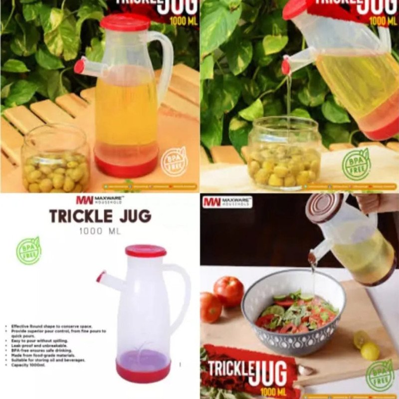 1000ml Plastic Trickle Jug - Image 3