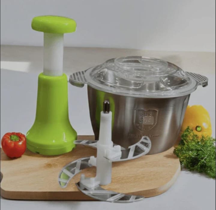 2L Stainless Steel Manual Chopper - Image 3