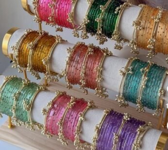Kashmiri Chooriyan Set – 12 Pieces (Bengal Size 2 & 2.25)