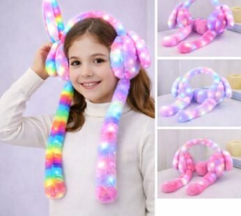 Kids Moving Ears Head Muff with LED Lights