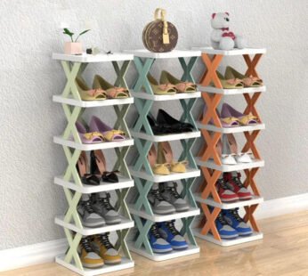 5 Layer X Shape Shoe Rack