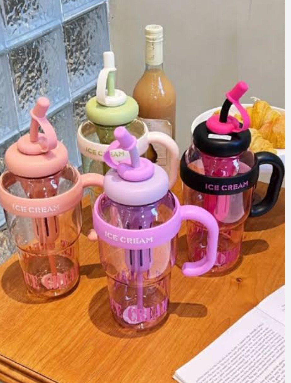 1300ML Ice Cream Sipper Bottle - Image 3