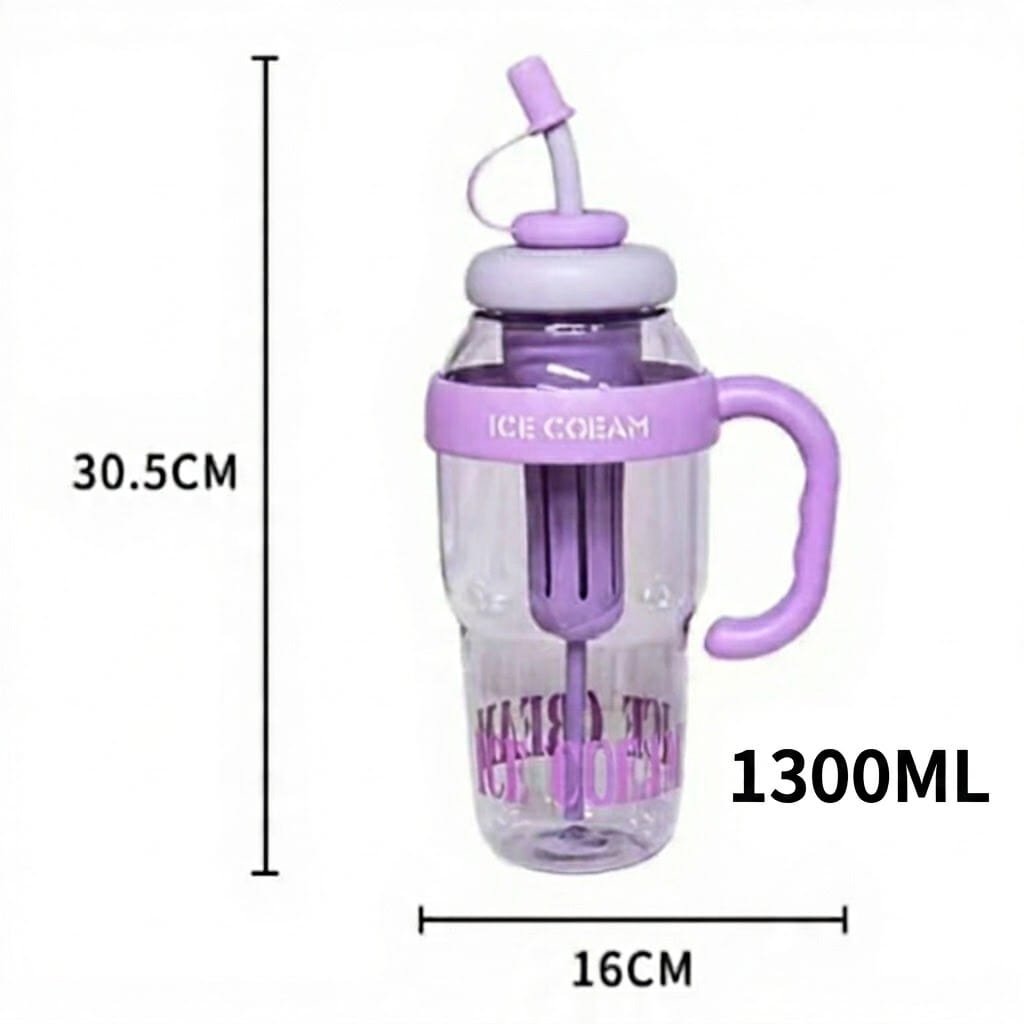 1300ML Ice Cream Sipper Bottle - Image 4