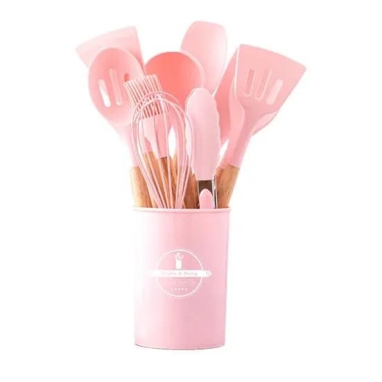 Heat-Resistant Silicone Spoon Set – 12PCS - Image 5