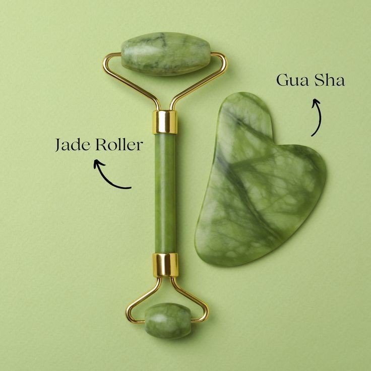 Jade Roller + Gua Sha Set - Image 3