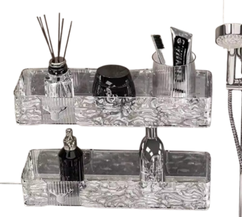 Bathroom Wall Mount Corner Shelf Drain Rack