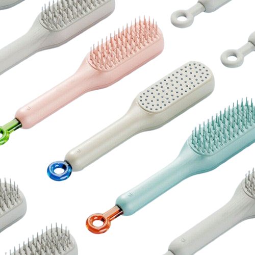 Telescopic Self Cleaning Hair Brush