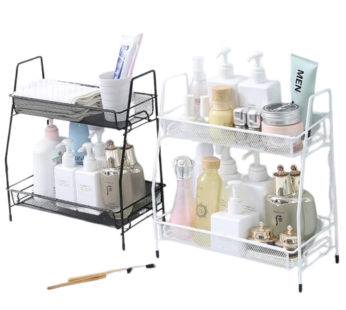 2 Layer Kitchen Storage Rack Organizer