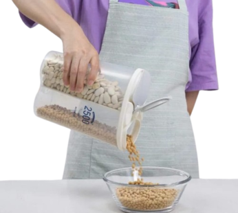 2 In 1 Airtight Storage Jar Dual Compartment