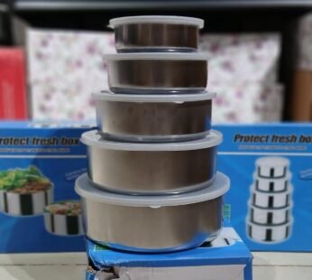 5PCS Airtight Steel Storage Box Set