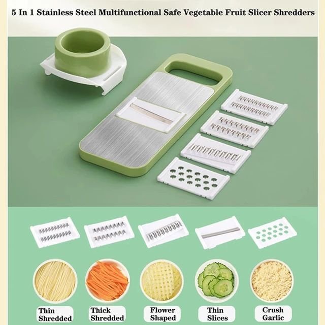 5-in-1 Manual Food Grater