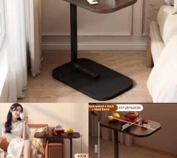 Minimalist C-Shaped Side Table