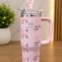 Stainless Steel Flower Tumbler 900ml