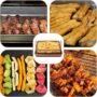 Copper Crisper Tray Set with Oil Drain Net